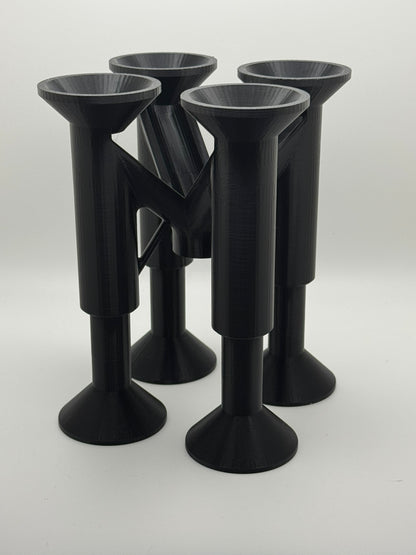 Glass ornament drain stand