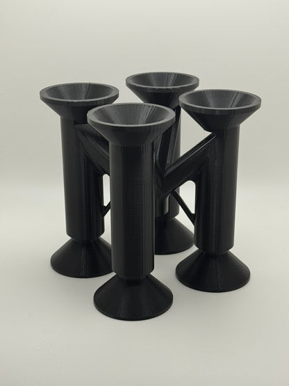 Glass ornament drain stand