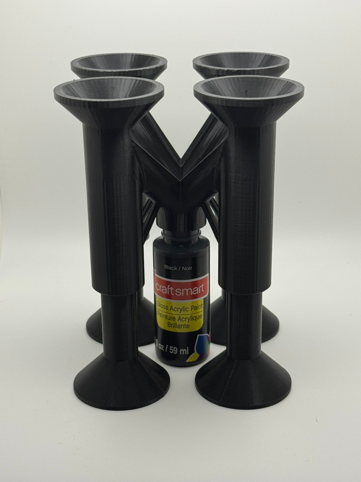 Glass ornament drain stand